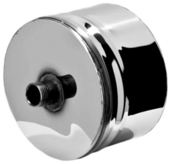 Заглушка с конденсатоотводом наружняя Ф180